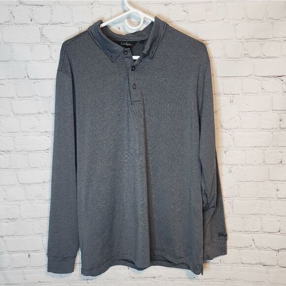 Men's Walter Hagen Essentials longsleeve polo, size Large - Picture 1 of 5